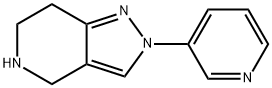 2-(pyridin-3-yl)-4,5,6,7-tetrahydro-2H-pyrazolo[4,3-c]pyridine 结构式