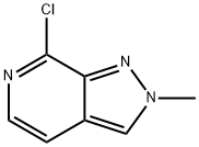 7-氯-2-甲基-吡唑并[3,4-C]吡啶 结构式