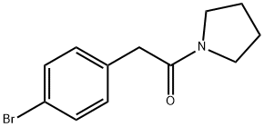 2-(4-溴苯基)-1-(吡咯烷-1-基)乙酮 结构式