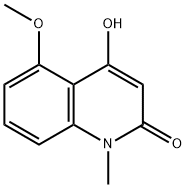 4-羟基-5-甲氧基-1-甲基喹啉-2(1H) - 酮 结构式