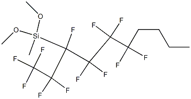 十二氟庚基丙基甲基二甲氧基硅烷 结构式