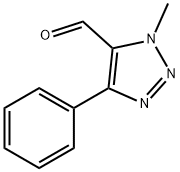 1-甲基-4-苯基-1H-1H-1,2,3-三氮唑-5-甲醛 结构式