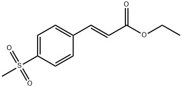 Ethyl 4-MethanesulfonylcinnaMate 结构式