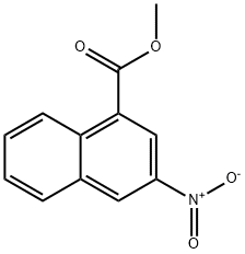 3-硝基-1-萘酸甲酯 结构式