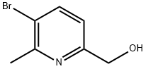 (5-溴-6-甲基-吡啶-2-基)-甲醇 结构式