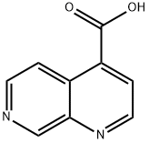 1,7-NAPHTHYRIDINE-4-CARBOXYLIC ACID 结构式