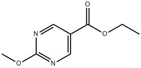 2-甲氧基嘧啶-5-甲酸乙酯 结构式