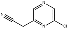 2-(6-氯吡嗪-2-基)乙腈 结构式