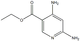 4,6-二氨基烟酸乙酯 结构式