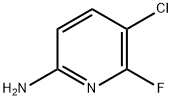 5-Chloro-6-fluoro-pyridin-2-ylaMine 结构式