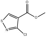 3-氯异噻唑-4-羧酸甲酯 结构式