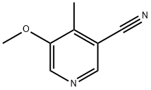 5-甲氧基-4-甲基-吡啶-3-甲腈 结构式