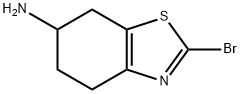 2-溴-4,5,6,7-四氢苯并[D]噻唑-6-胺 结构式