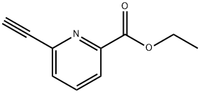 6-炔基吡啶-2-羧酸乙酯 结构式