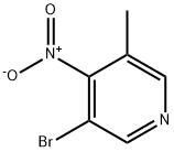 3-溴-5-甲基-4硝基吡啶 结构式