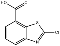 2-氯-7-羧基苯并噻唑 结构式