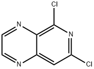 5,7-二氯吡啶并[3,4-B] 吡嗪 结构式