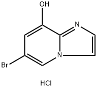 6-溴-8-羟基咪唑并1,2-A]吡啶盐酸盐 结构式