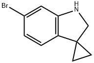 6'-溴螺[环丙烷-1,3'-吲哚啉] 结构式