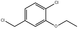 1-氯-4-(氯甲基)-2-乙氧基苯 结构式