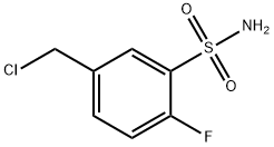 5-(氯甲基)-2-氟苯磺酰胺 结构式