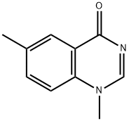 1,6-二甲基喹唑啉-4(1H)-酮 结构式