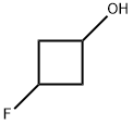 3-氟环丁烷-1-醇 结构式