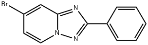 7-溴-2-苯基-[1,2,4]三唑并[1,5-A]吡啶 结构式