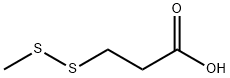 Propanoic acid, 3-(Methyldithio)- 结构式