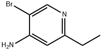 5-溴-2-乙基吡啶-4-胺 结构式