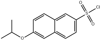6-isopropoxynaphthalene-2-sulfonyl chloride 结构式