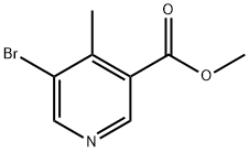 5-溴-4-甲基烟酸甲酯 结构式