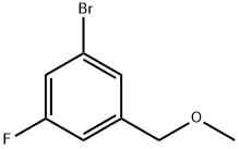 1-溴-3-氟-5-(甲氧基甲基)苯 结构式