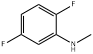 2,5-二氟-N-甲基苯胺 结构式