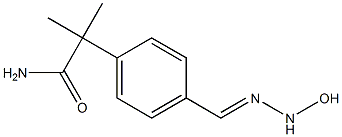 4-[(羟基氨基)亚氨基甲基]-ALPHA,ALPHA-二甲基苯乙酰胺 结构式