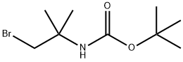 N-BOC-1-溴-2-甲基-2-丙胺 结构式