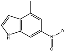 4-甲基-6-硝基-1H-吲哚 结构式