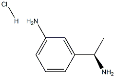 (R)-3-氨基苯乙胺盐酸盐 结构式