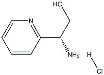 (R)-2-氨基-2-(吡啶-2-基)乙醇盐酸盐 结构式