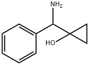 1-(氨基(苯基)甲基)环丙烷醇 结构式