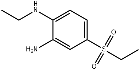 N1-ETHYL-4-(ETHYLSULFONYL)BENZENE-1,2-DIAMINE 结构式