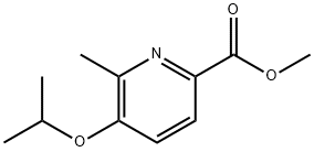 5-异丙氧基-6-甲基吡啶甲酸甲酯 结构式