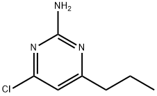 4-氯-6-丙基嘧啶-2-胺 结构式