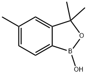 3,3,5-triMethylbenzo[c][1,2]oxaborol-1(3H)-ol 结构式