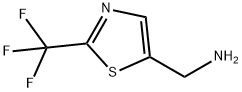 (2-(三氟甲基)噻唑-5-基)甲胺 结构式