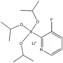 (3-氟吡啶-2-基)三异丙氧基硼酸锂 结构式