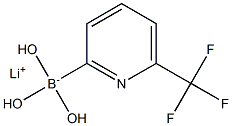 LithiuM (6-(trifluoroMethyl)pyridin-2-yl)trihydroxyborate 结构式