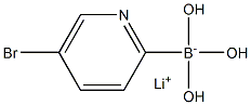Lithium (5-bromopyridin-2-yl)trihydroxyborate 结构式
