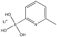 LithiuM (6-Methylpyridin-2-yl)trihydroxyborate 结构式