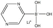 Lithium (pyrazin-2-yl)trihydroxyborate 结构式